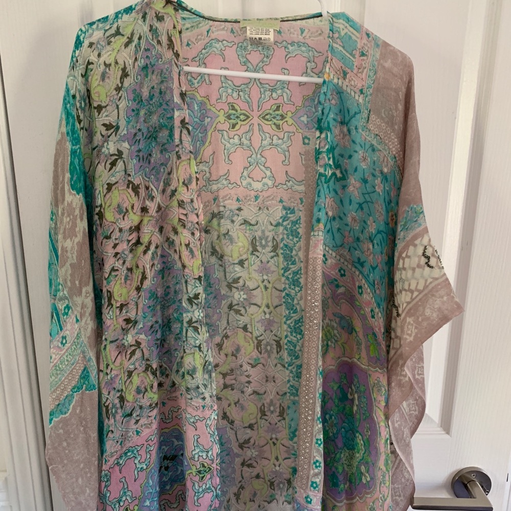 Embellished kimono